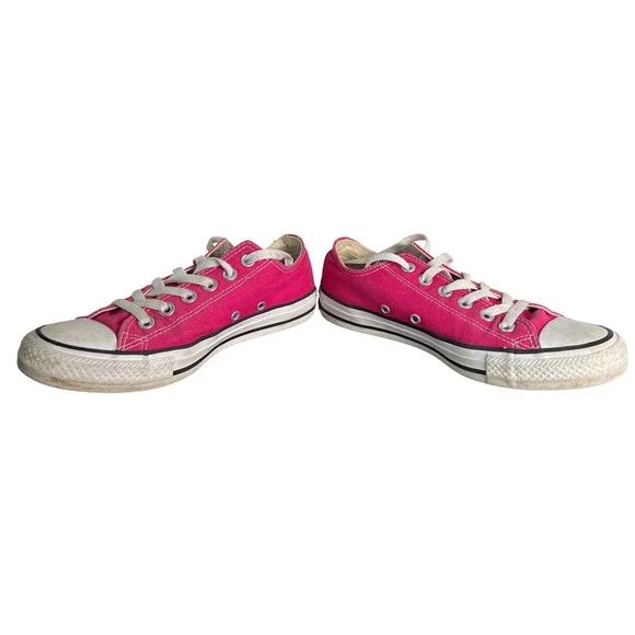 Converse Chuck Taylor All Star Low Top Pink Canvas Sneakers Women 7 144806F - Picture 3 of 8